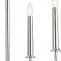 Florence 40" 6 Light Linear Chandelier Polished Nickel люстра 52495PN Kichler — фото 8