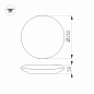 030094 Arlight Светильник CL-FRISBEE-MOTION-R250-12W Day4000 (WH, 180 deg, 230V) — фото 1