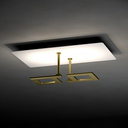 04608OSDHXXBB Elesi luce Like Q PL XL LED большой потолочный светильник led белый; латунь
