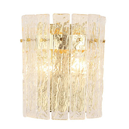OVIEDO AP2 Crystal Lux Oviedo настенное бра с фактурным стеклянным плафоном цвета шампань