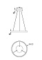 Rim Maytoni подвесной светильник MOD058PL-L22BSK латунь