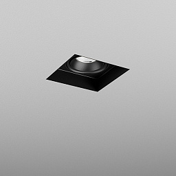 SX3813 AQForm Squares встраиваемый светильник прямоугольной формы чёрного цвета