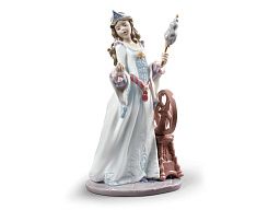 1009189 Lladro Classic Children s Tales фарфоровая фигурка девочки с куклой