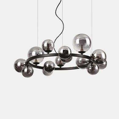 271385 PERLAGE SP14 Ideal Lux подвесной светильник ЧЕРНЫЙ