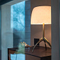 FN026001EH_14 Foscarini Lumiere TL 30th grande большая дизайнерская настольная лампа шампань; стекло — фото 2