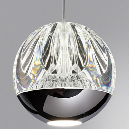 5100/5L Odeon Light Sono подвесной светильник с цилиндрическим плафоном из стекла