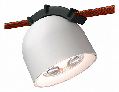 трековый светильник на подвесе с направленным светом белого цвета для ременной системы 48V