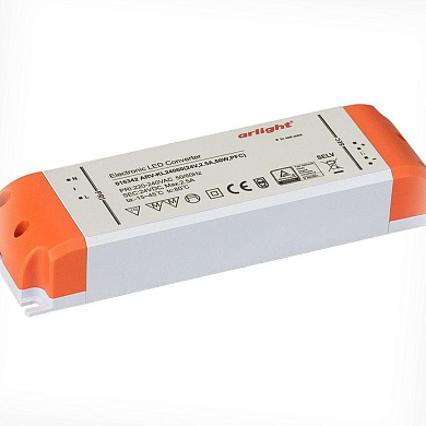 016342 Блок питания ARV-KL 24060 Arlight (24V, 2.5A, 60W, PFC)