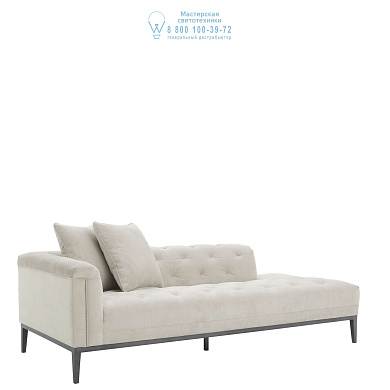 111350 Lounge Sofa Cesare right pebble grey Eichholtz