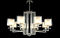 Люстра Crystal Lux NICOLAS SP-PL8 NICKEL/WHITE — фото 1