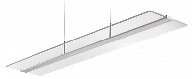 подвесной светильник линейной формы белого цвета