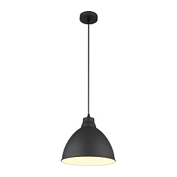 A2055SP-1BK Arte Lamp BRACCIO подвесной светильник с купольным плафоном черного цвета