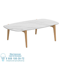 СТОЛИК ДЛЯ ЧАЯ 120X65CM CERAMIC BIANCO STATUARIO Royal Botania