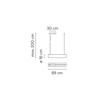 Guise,Pendant Graphite 3000K,SENSOR