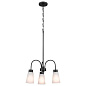 Erma 18" 3 Light Chandelier Black люстра 52442BK Kichler — фото 6