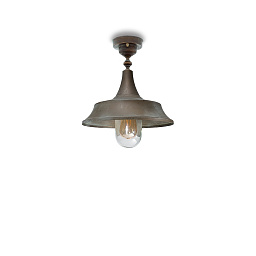 3126 Moretti Luce Atelier уличный потолочный светильник с металлическим плафоном купольной формы