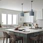 Montauk 3 Light Pendant Light Blue подвесной светильник 44307LBL Kichler — фото 2