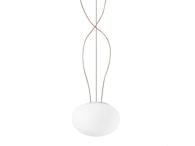 подвесной светильник с круглым корпусом и встроенными светодиодами