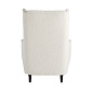 8155 Budelli Wing Chair Cloud Boucle Grey Ash Arteriors мягкое сиденье — фото 5