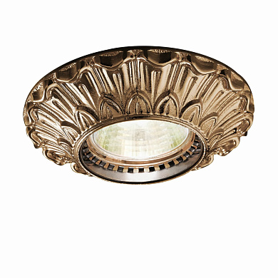 Kolarz MILADY 0298.10R.4 точечный светильник состаренная латунь ø10cm высота 5cm 1 лампа gu10