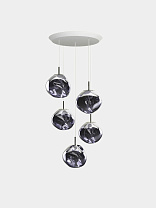 Подвесная система Tom Dixon Melt Mini-Round - Дымчатый полированный Поликарбонат