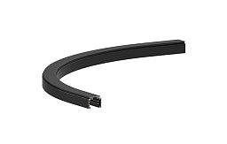 Шинопровод 48 В Astro Lighting 48V Single Track R350mm Corner матовый чёрный