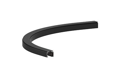 Шинопровод 48 В Astro Lighting 48V Single Track R350mm Corner матовый чёрный