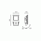 Techno rectangular прожектор Simes