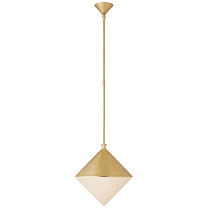 Sarnen Medium Pendant золото с белым стеклом
