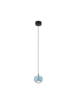 Light Blue Aluminium & Acrylic LED 13Watt 220-240Volt 922Lm 3000K IP20 Light Up & Down D:9.6 H:140cm