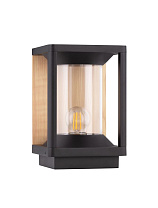 Dark Anthracite Die-Casting Aluminium & Clear Polycarbonate LED E27 1x12Watt 220-240 Volt Bulb Excluded IP65 L:14.5 W:14.5 H:22cm