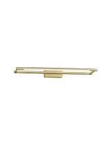 Brushed Gold Steel, Aluminium & Polycarbonate LED 8Watt 220-240Volt 425Lm IP20 3000K L:52.5 W:15.3 H:5 cm