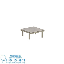 СТОЛ ALURA LOUNGE 80 LTH 80X80X34CM СТОЛЕШНИЦА КЕРАМИЧЕСКАЯ ПЕСКА TERRA SABBIA Royal Botania