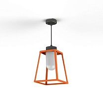 Lampiok 1 N° 3; Frosted glass E27 52W; Pure orange