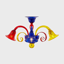 Arlecchino Ceiling Lamp Многоцветный / 3 / Золотой