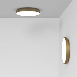 Rotaliana Venere W2 PL LED дизайнерский светильник круглой формы для стены и потолка темная бронза 1VEW200048ZL0