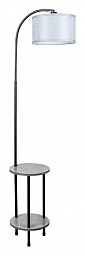 A4055PN-1BK Arte Lamp Combo торшер с металлическим основанием и цилиндрическим абажуром