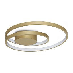 Потолочный светильник Oz PL D040 ON-OFF 3000K Ideal Lux 365046, латунь