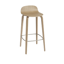 VIBARN02021 Muuto Visu барный стул дуб высота 75 см