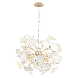 MARGO SP9 Crystal Lux MARGO подвесная люстра с шарообразным корпусом из лепестковых деталей
