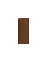 Corten Aluminium & Glass LED 4Watt 220-240Volt 161Lm IP54 3000K L:8W:4.5 H:16 cm