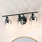 Everett 34" 3 Light Vanity Light in Black настенный светильник 55079BK Kichler — фото 2