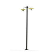 Cooper N° 5; Clear glass E27 52W; Glossy sulfur yellow