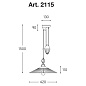 2115 DUSE Aldo Bernardi потолочный подвесной светильник