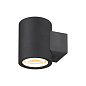 1004670 SLV OCULUS UP/DOWN WL black 2000-3000K настенный светильник — фото 1