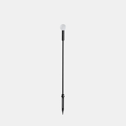 348360 Ideal lux Twiggy уличный светильник на штыре с черным корпусом и белым рассеивателем