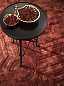 109241 Side Table St Etienne gunmetal bronze Ø52 SIDE TABLES Eichholtz