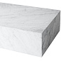 71009-002260 Audo Copenhagen Plinth Низкий журнальный столик 100x60 см, каррарский мрамор — фото 5