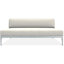 IFDMCM2D43W23 Ethimo Infinity Модульный диван XL / Центральный модуль, теплый белый