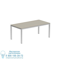 СТОЛ TABOELA 180X90CM EP + КЕРАМИЧЕСКАЯ СТОЛЕШНЯ ЖЕМЧУЖНО-СЕРЫЙ Royal Botania